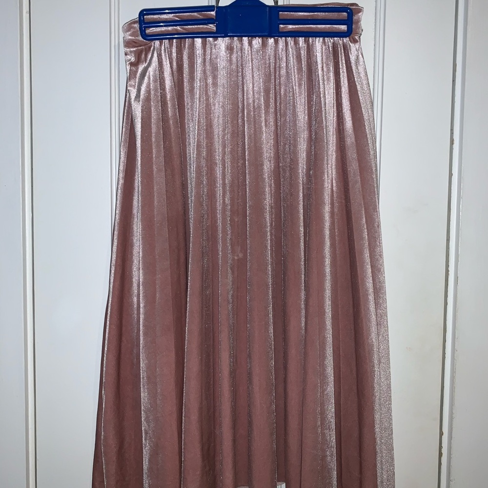 Pink Velvet Skirt